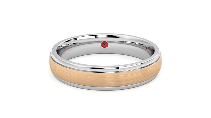 Taylor & Hart Croft Wedding Ring 360 degree image 1