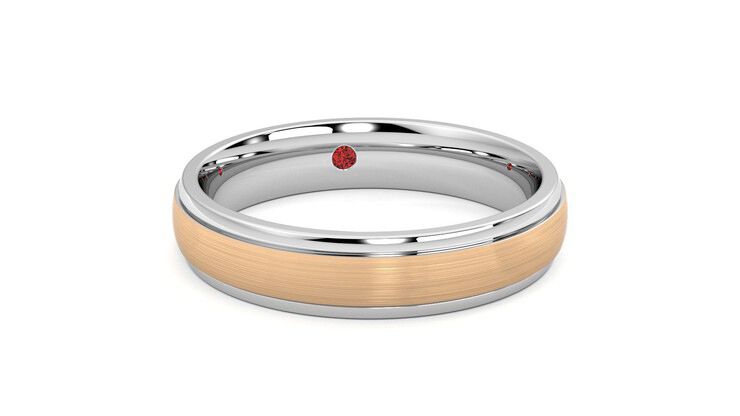 Taylor & Hart Croft Wedding Ring 360 degree image 3