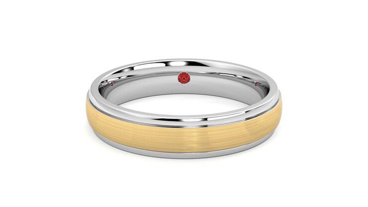 Taylor & Hart Croft Wedding Ring 360 degree image 0