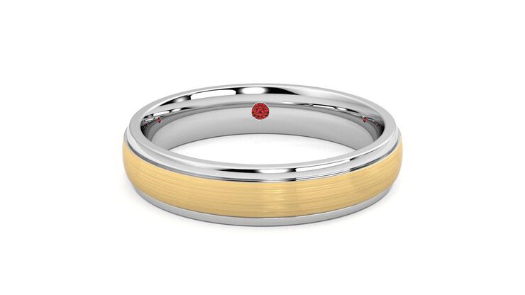 Taylor & Hart Croft Wedding Ring 360 degree image 1