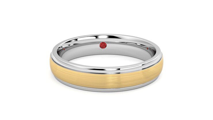 Taylor & Hart Croft Wedding Ring 360 degree image 2