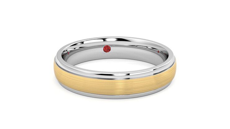 Taylor & Hart Croft Wedding Ring 360 degree image 3