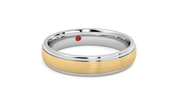 Taylor & Hart Croft Wedding Ring 360 degree image 4