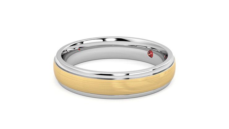 Taylor & Hart Croft Wedding Ring 360 degree image 23