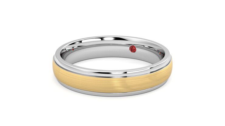 Taylor & Hart Croft Wedding Ring 360 degree image 25