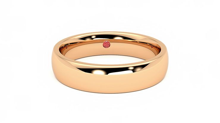 Taylor & Hart Cypress Wedding Ring 360 degree image 1