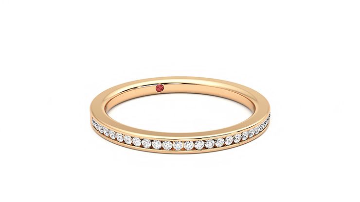 Taylor & Hart Daffodil Wedding Ring 360 degree image 4