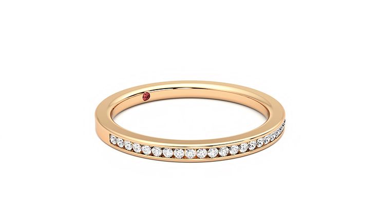Taylor & Hart Daffodil Wedding Ring 360 degree image 6