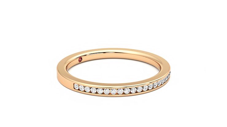 Taylor & Hart Daffodil Wedding Ring 360 degree image 7