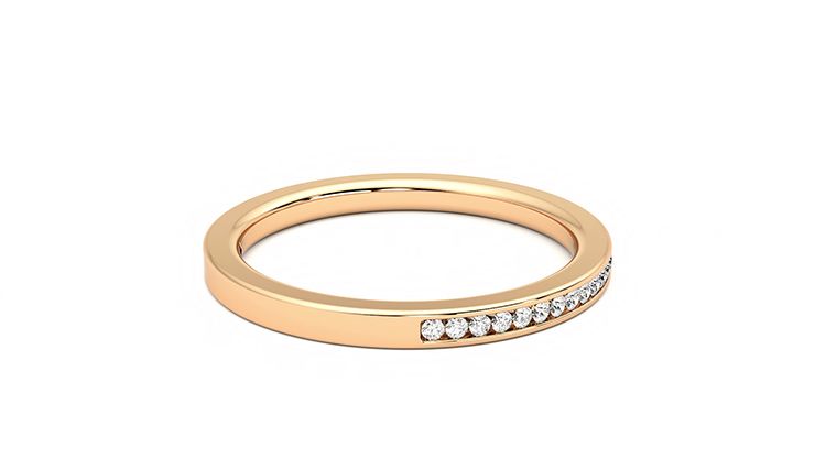 Taylor & Hart Daffodil Wedding Ring 360 degree image 10