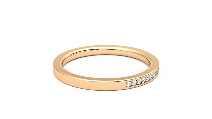 Taylor & Hart Daffodil Wedding Ring 360 degree image 11