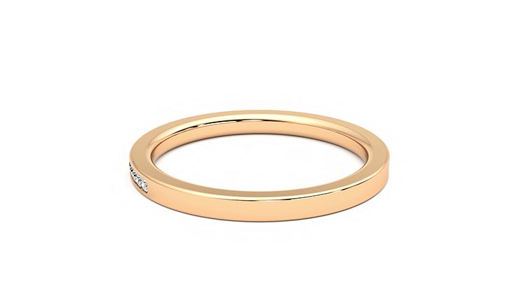 Taylor & Hart Daffodil Wedding Ring 360 degree image 17
