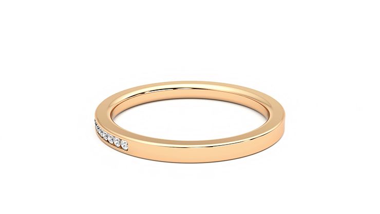 Taylor & Hart Daffodil Wedding Ring 360 degree image 18