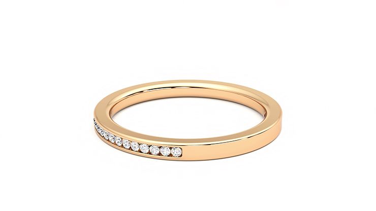 Taylor & Hart Daffodil Wedding Ring 360 degree image 20