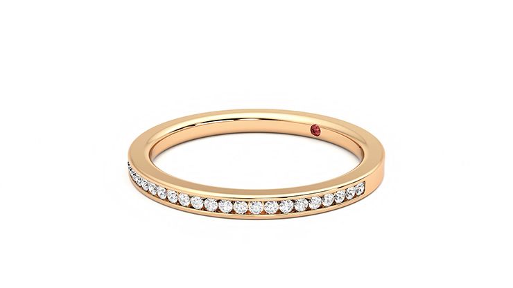 Taylor & Hart Daffodil Wedding Ring 360 degree image 24