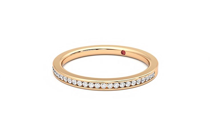 Taylor & Hart Daffodil Wedding Ring 360 degree image 25