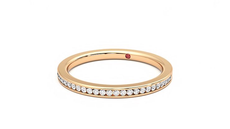Taylor & Hart Daffodil Wedding Ring 360 degree image 26