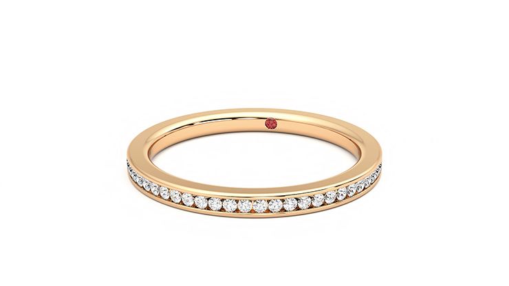 Taylor & Hart Daffodil Wedding Ring 360 degree image 27
