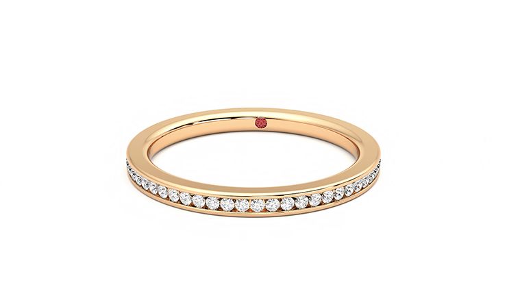 Taylor & Hart Daffodil Wedding Ring 360 degree image 28