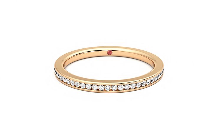 Taylor & Hart Daffodil Wedding Ring 360 degree image 29