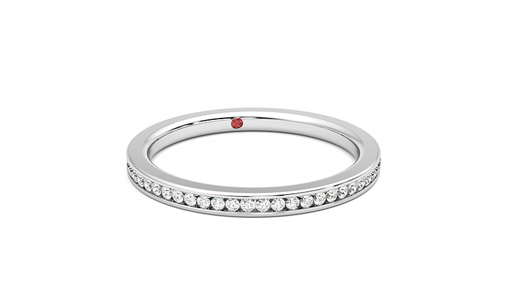 Taylor & Hart Daffodil Wedding Ring 360 degree image 3