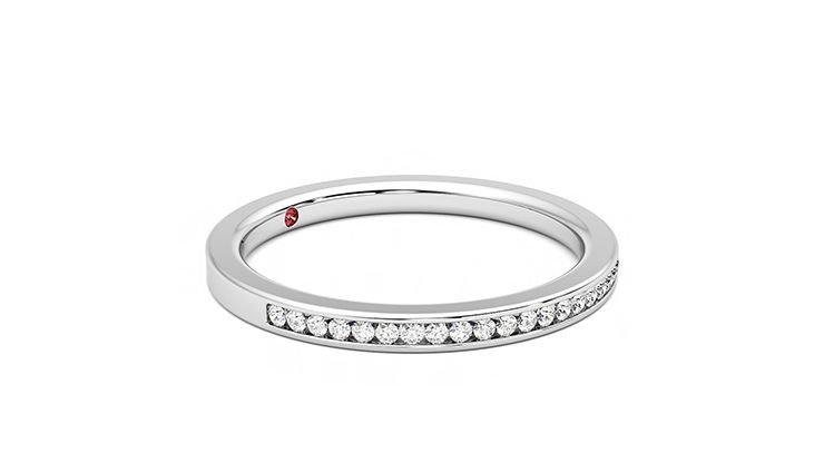 Taylor & Hart Daffodil Wedding Ring 360 degree image 7