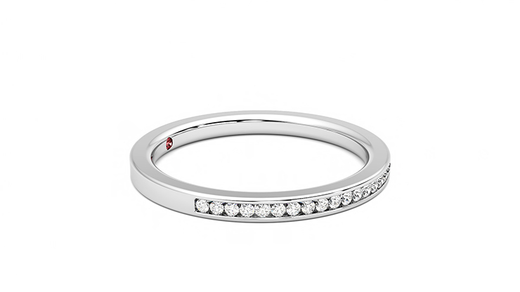 Taylor & Hart Daffodil Wedding Ring 360 degree image 8