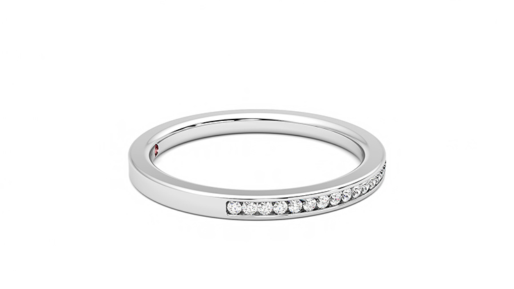 Taylor & Hart Daffodil Wedding Ring 360 degree image 9
