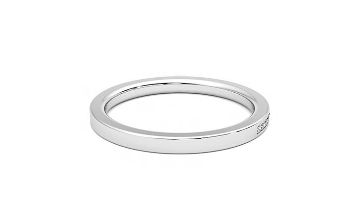 Taylor & Hart Daffodil Wedding Ring 360 degree image 13