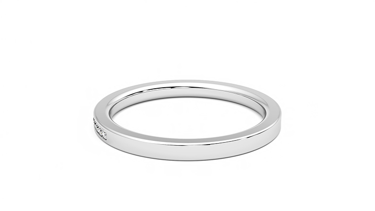 Taylor & Hart Daffodil Wedding Ring 360 degree image 17