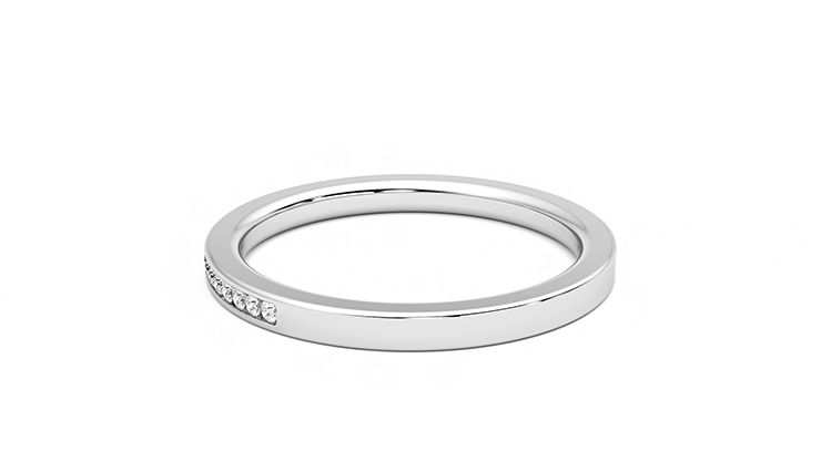 Taylor & Hart Daffodil Wedding Ring 360 degree image 18