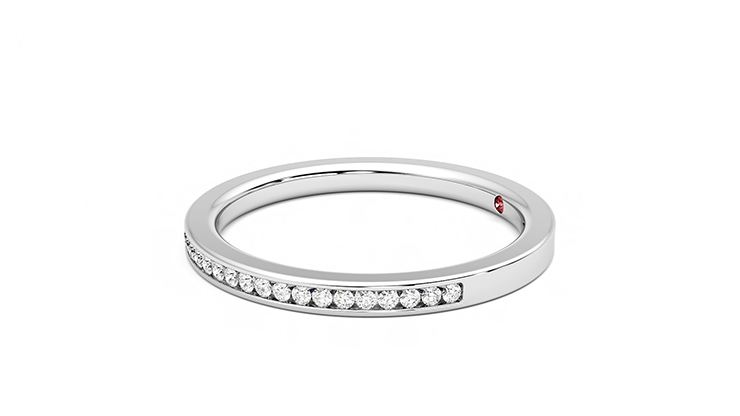 Taylor & Hart Daffodil Wedding Ring 360 degree image 22