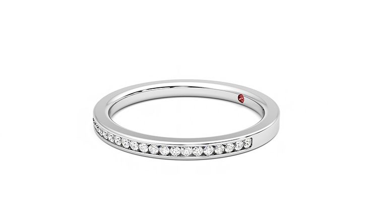 Taylor & Hart Daffodil Wedding Ring 360 degree image 23