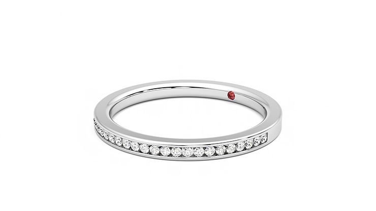 Taylor & Hart Daffodil Wedding Ring 360 degree image 24