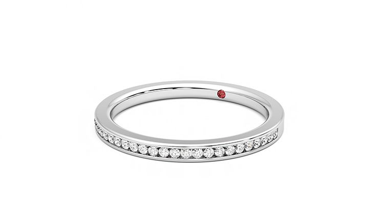 Taylor & Hart Daffodil Wedding Ring 360 degree image 25
