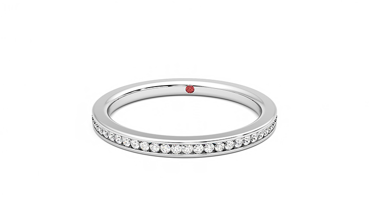 Taylor & Hart Daffodil Wedding Ring 360 degree image 28