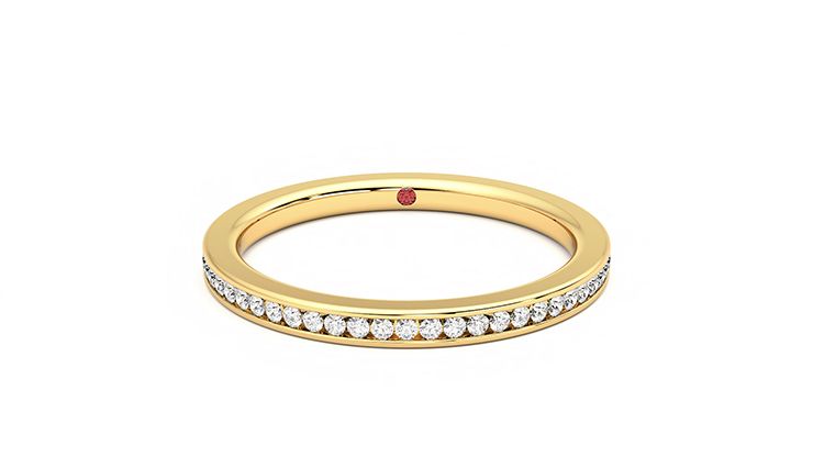 Taylor & Hart Daffodil Wedding Ring 360 degree image 0