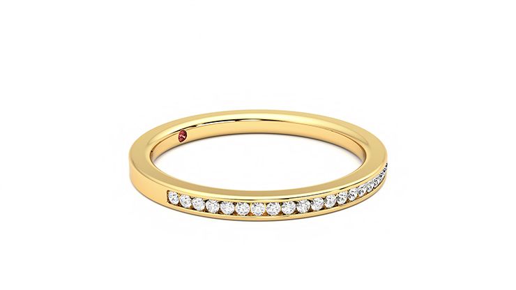 Taylor & Hart Daffodil Wedding Ring 360 degree image 7