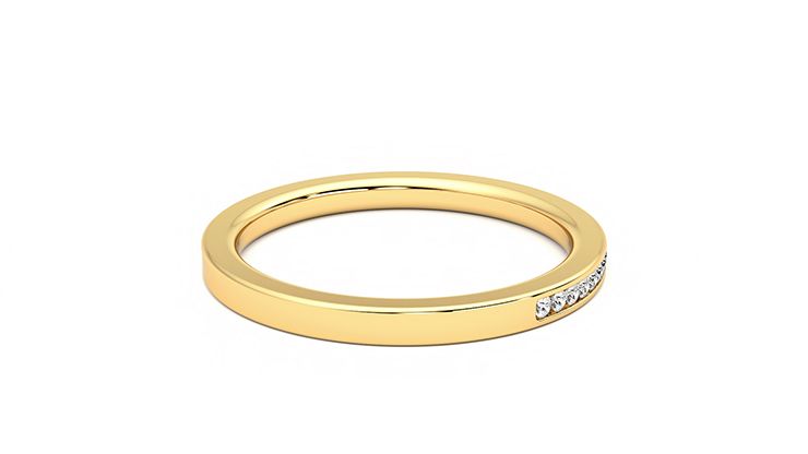 Taylor & Hart Daffodil Wedding Ring 360 degree image 12