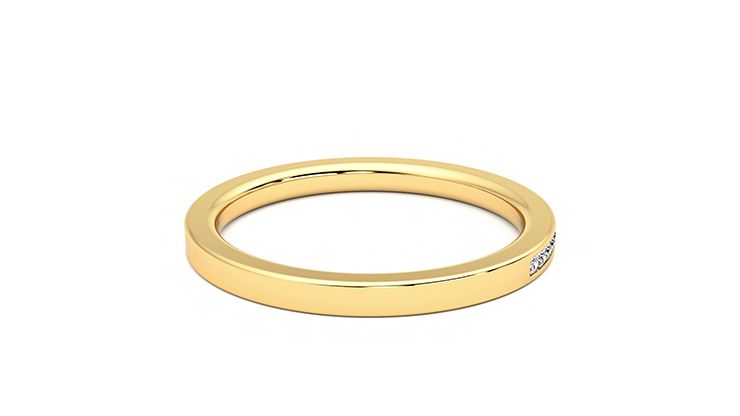 Taylor & Hart Daffodil Wedding Ring 360 degree image 13