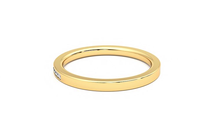 Taylor & Hart Daffodil Wedding Ring 360 degree image 17