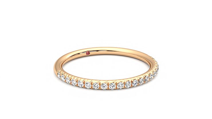 Taylor & Hart Daisy Wedding Ring 360 degree image 5