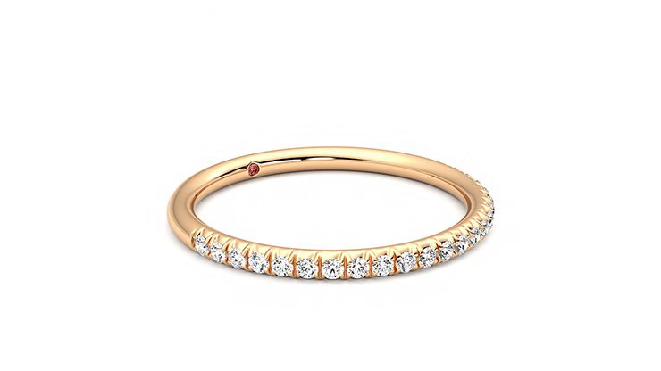 Taylor & Hart Daisy Wedding Ring 360 degree image 6