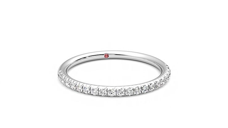 Taylor & Hart Daisy Wedding Ring 360 degree image 3