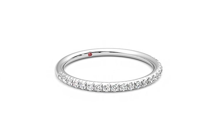 Taylor & Hart Daisy Wedding Ring 360 degree image 5