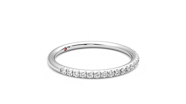 Taylor & Hart Daisy Wedding Ring 360 degree image 7