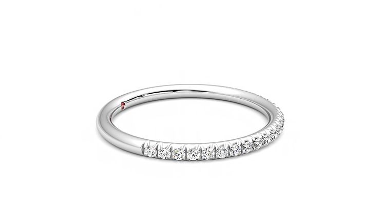 Taylor & Hart Daisy Wedding Ring 360 degree image 8