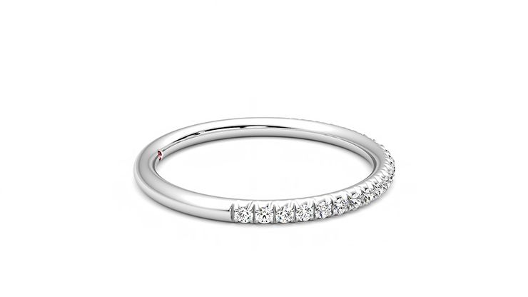 Taylor & Hart Daisy Wedding Ring 360 degree image 9