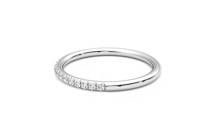 Taylor & Hart Daisy Wedding Ring 360 degree image 20