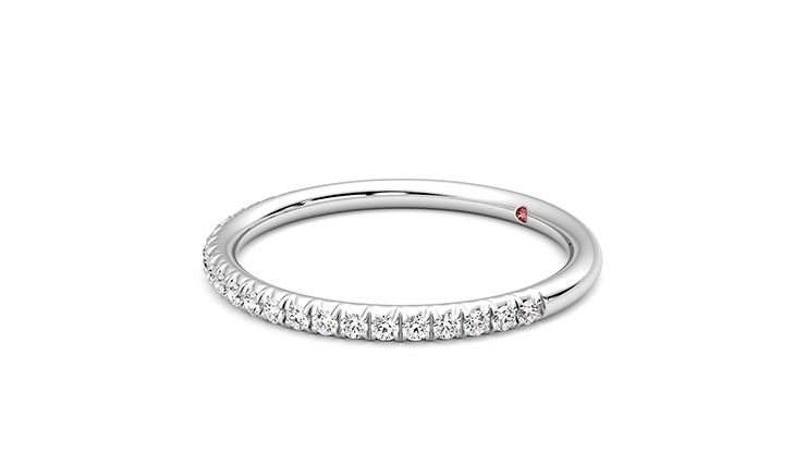 Taylor & Hart Daisy Wedding Ring 360 degree image 23